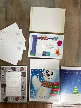Mixed Set of 9 Photo Greeting Cards